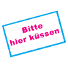 Küssen Neon Rahmen
