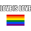 Drapeau de la fierté de l’amour