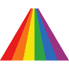 Rainbow Triangle Bold