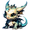 Kleines süßes Drachenbaby, Babydrache