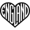 Geometric England Heart