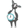Llama with Clock
