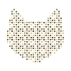 A cat made of cats