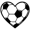 Herzball Fußball-Liebe