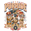Purride Cats Patriotism