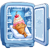 Kühlschrank Eiscreme Kuschelheld