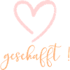 Herzliche Glückwünsche - Geschafft