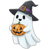Gespenst an Halloween