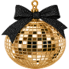 Disco ball with bow