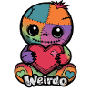 Patchwork Kuschelheld Weirdo Herz
