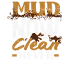 Girl on muddy obstacle course