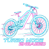 Neon Cyberpunk E-MTB Turbo Tee