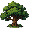 Alter Baum im Waldduft