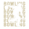 Bowling Skittles Retro Graphic