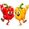 Peppers Vegetables at the Dance