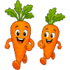 Carrots while jogging