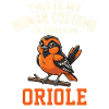 Ich bin Oriole im Menschkostüm