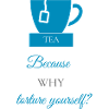 TEA-RIFFIC (Blue + Grey)