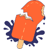 Playful Summer Bite, Bold Popsicle Vibes