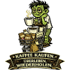 Kaffee Zombie Einkaufskarre
