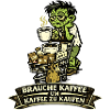 Zombie Kaffee Einkaufswagen