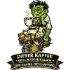 Zombie Kaffee-Dienst Cartoon