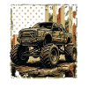 Monster Truck im US-Camo-Stil