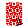 Checkerboard Hearts and Pizza