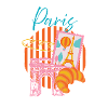 Paris Arc in Postcard Lumière
