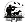 Rise Hunt Repeat Hunting Motif
