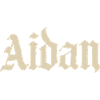 Aidan Gothic Name Design