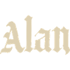 Alan Gothic Lettering