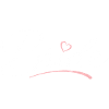Bridal lettering with heart