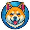 Shiba Inu (Porträt/Comic)