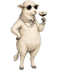 Cocktail Sheep with Style