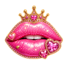 Crown Lips Glamour Pink