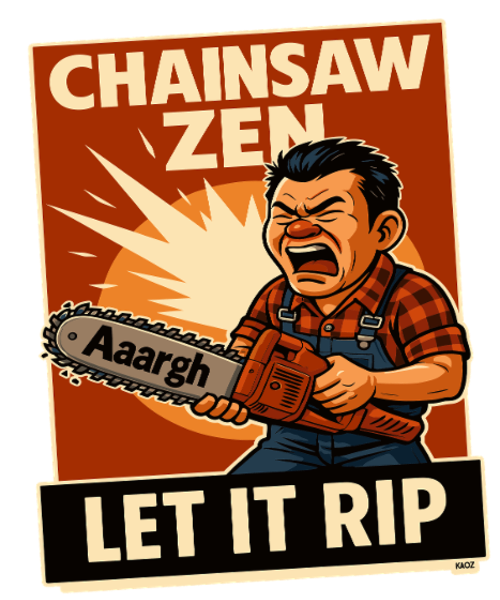 Chainsaw Zen: Laat het losgaan