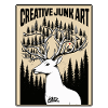 Antlered Forest Creative Junk Art