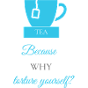 TEA-RIFFIC (Light Blue + Grey)