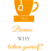 TEA-RIFFIC (Orange + Grey)