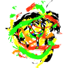 Yoga Pose - Dancer Asana - Abstract