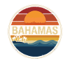 Bahamas Sunset Retro