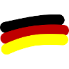 Germany Flag Line