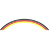 Germany Flag Line