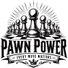 Pawn Power Chess Motif