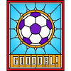 Stained Glass Soccer Ball