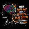 Kopf voller Tabs – ADHD Gehirn