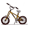 Illustration de BMX jaune