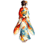 Kimono . 2. AI generated
