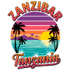 Zanzibar Tanzania Beach with Sunset
